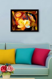 Wallity Cuadro Decorativo Enmarcado Multicolor SC0371